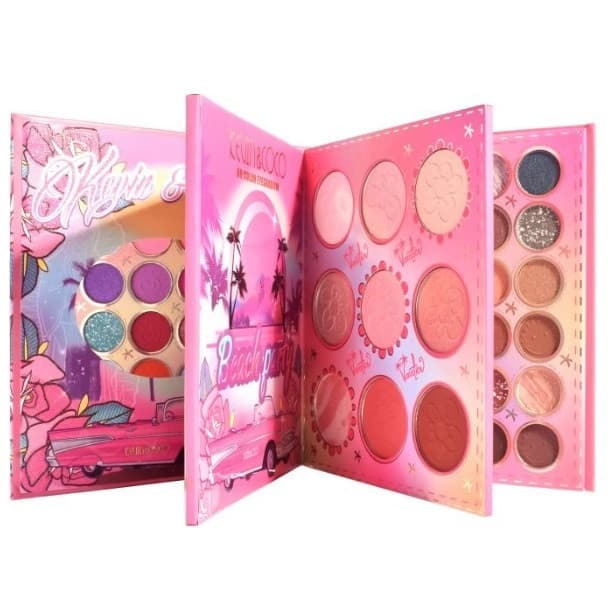 Paleta farduri Kevin&Coco, 69 nuante, blush, iluminator, conturing, deschidere tip carte, 18.6 x 16.5 cm, 97 g, multicolor, model 2 — principală