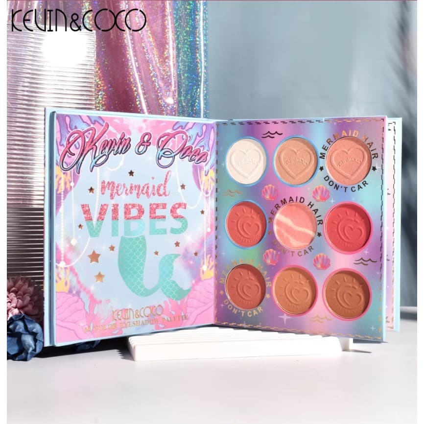 Paleta farduri Kevin&Coco, 69 nuante, blush, iluminator, conturing, deschidere tip carte, 18.6 x 16.5 cm, 97 g, multicolor — varianta 5