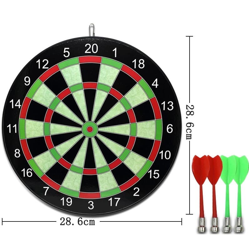 Set Joc Darts , 4 Sageti Incluse, Magnetic, Dimensiuni 28.6 x 28.6 cm, Design clasic, model 2, Multicolor — varianta 3