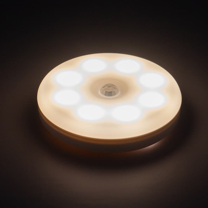 Lampa LED, cu senzor de miscare, Lumina alb cald si rece, Incarcare USB, 8.5 x 2.3 cm — 4