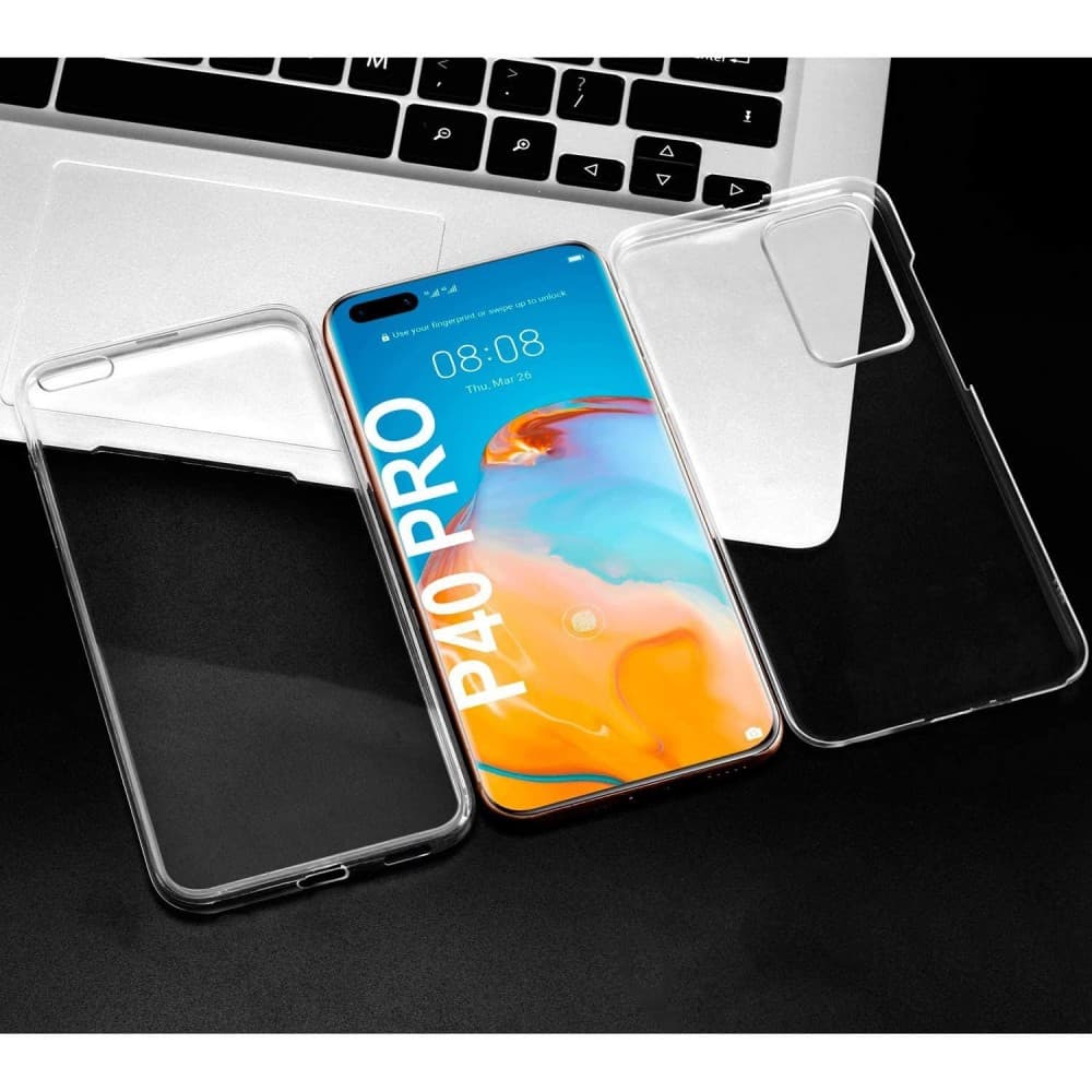 Husa Full TPU 360° pentru Huawei P40 Pro (fata + spate), transparenta — varianta 3