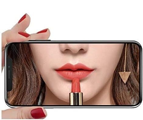 Folie de sticla Apple iPhone 15, Full Glue 8D Mirror Glass, efect oglinda, reflexie violeta, margini negre — varianta 4