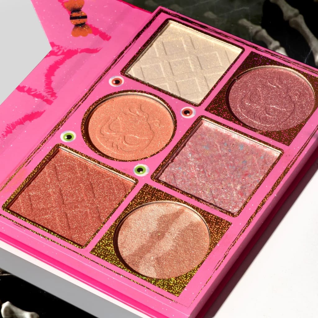 Paleta iluminatoare Kevin & Coco, 6 nuante, Halloween Edition, culori calde — 2