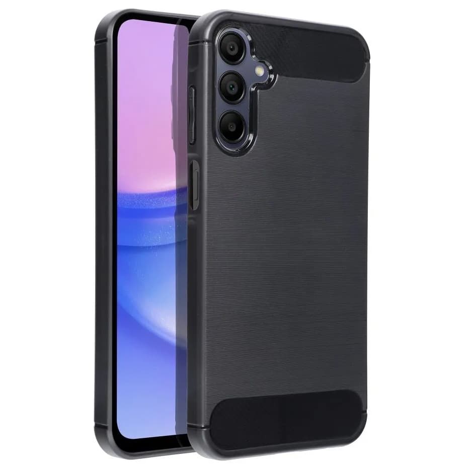 Husa Samsung Galaxy A35, Carbon Stripe, neagra — varianta 2