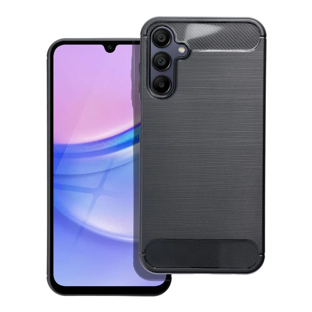 Husa Samsung Galaxy A55, Carbon Stripe, neagra — varianta 3