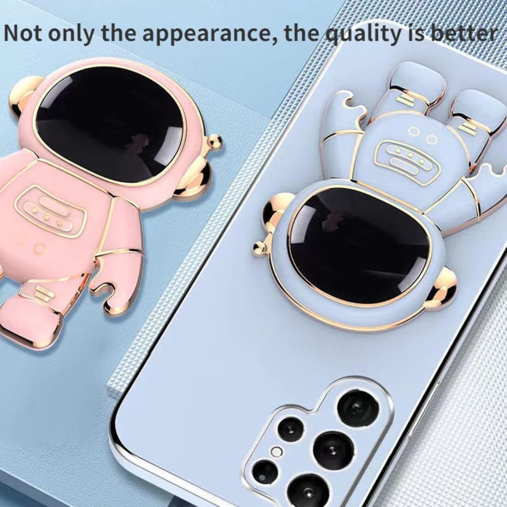 Husa Samsung Galaxy S24 Ultra, Astronaut Case, protectie camera, functie stand expunere, albastru — 3