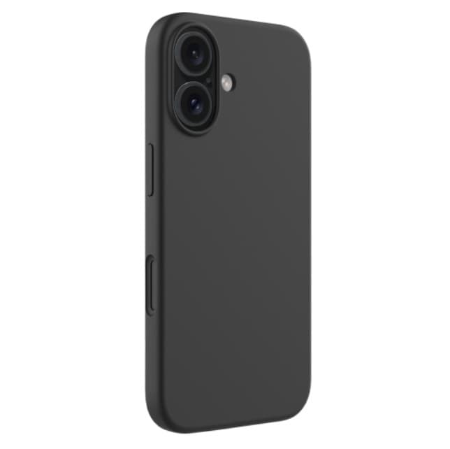 Husa Apple iPhone 16 Plus, Luxury Silicone, catifea in interior, neagra — varianta 2