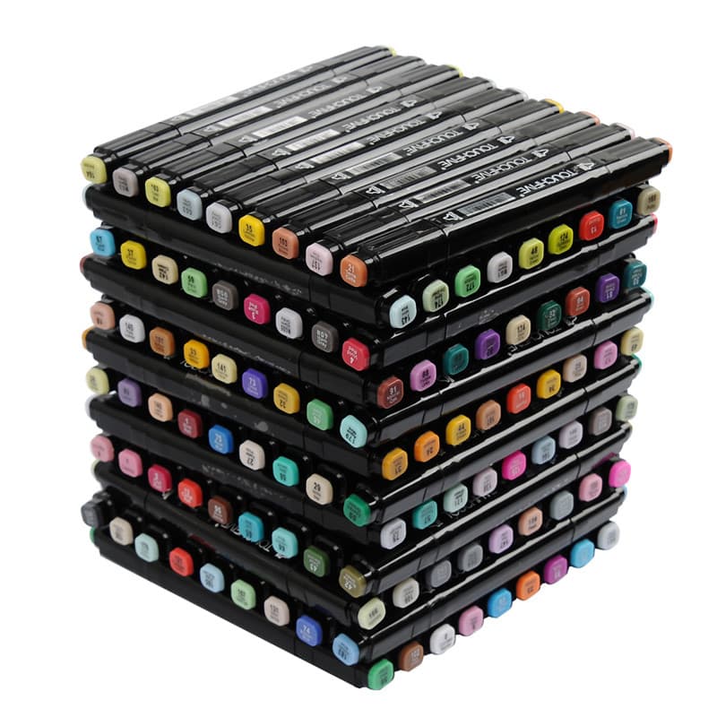 Set 24 markere cu doua capete Touch, geanta depozitare inclusa — varianta 4