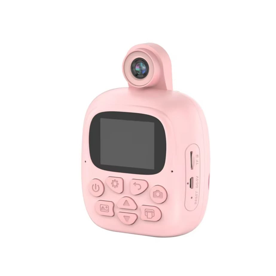 Aparat foto, camera video Full HD pentru copii IDK-A19, imprimanta termica incorporata, turcoaz — varianta 3