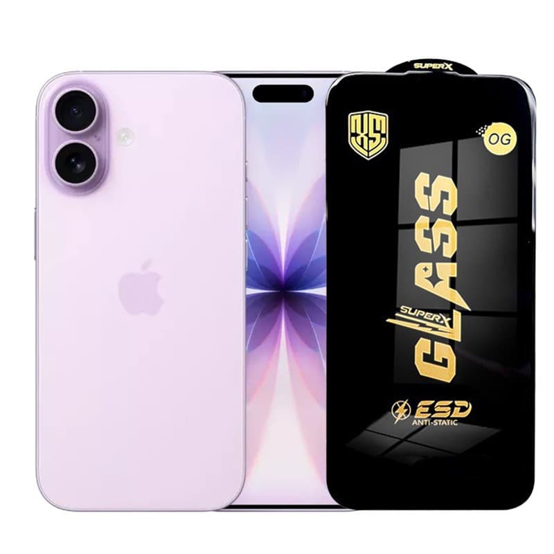 Folie sticla Apple iPhone 16 Pro, Full Glue SuperX, ESD, margini negre