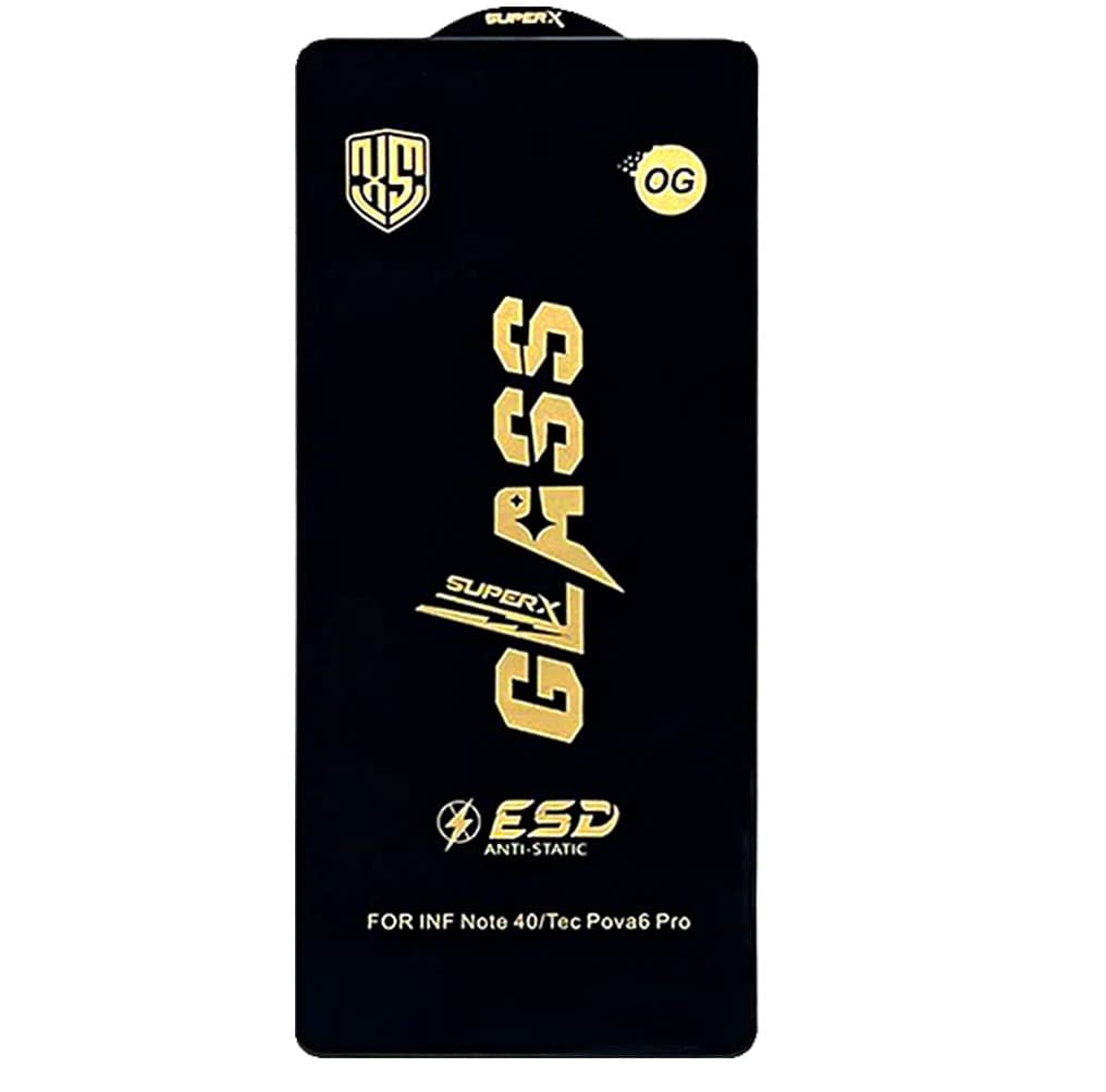 Folie sticla Redmi Note 14 5G, Full Glue SuperX, ESD, margini negre — principală