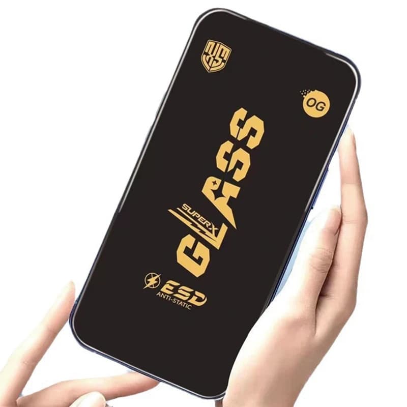 Folie sticla Redmi Note 14 5G, Full Glue SuperX, ESD, margini negre — varianta 4