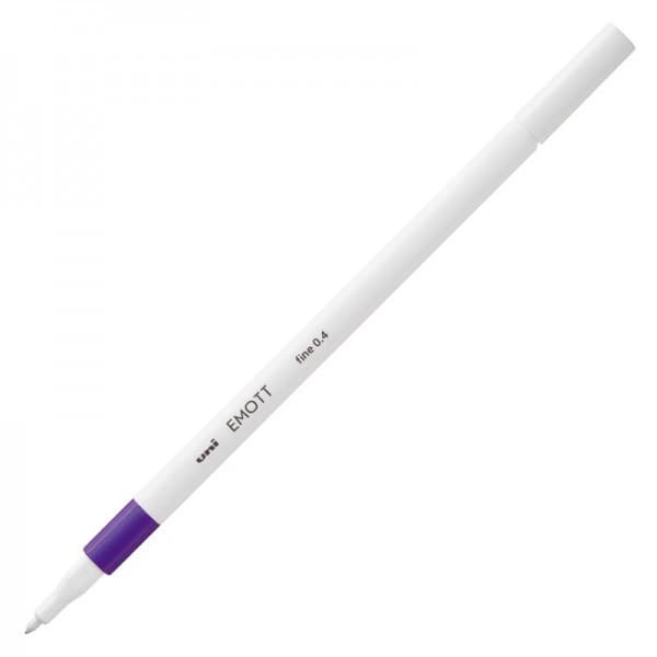 Fineliner UNI EMOTT PEM-SY, 0.4mm Fuchsia