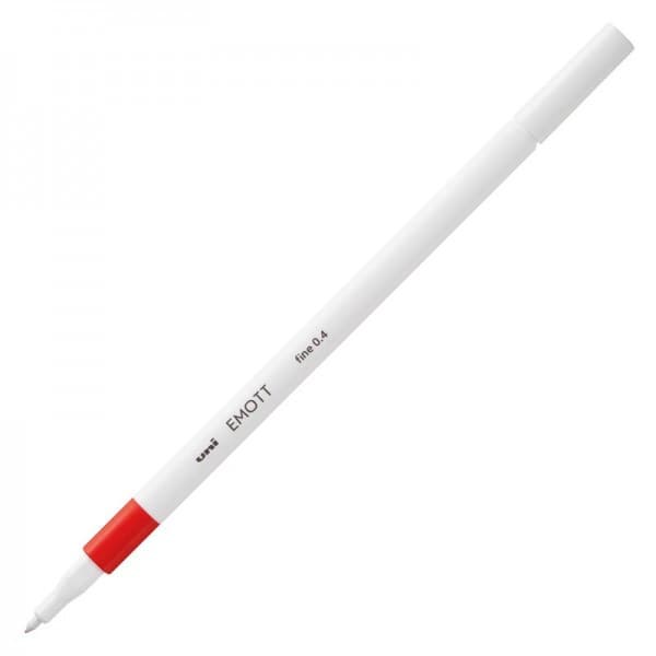 Fineliner UNI EMOTT PEM-SY, 0.4mm vermilion