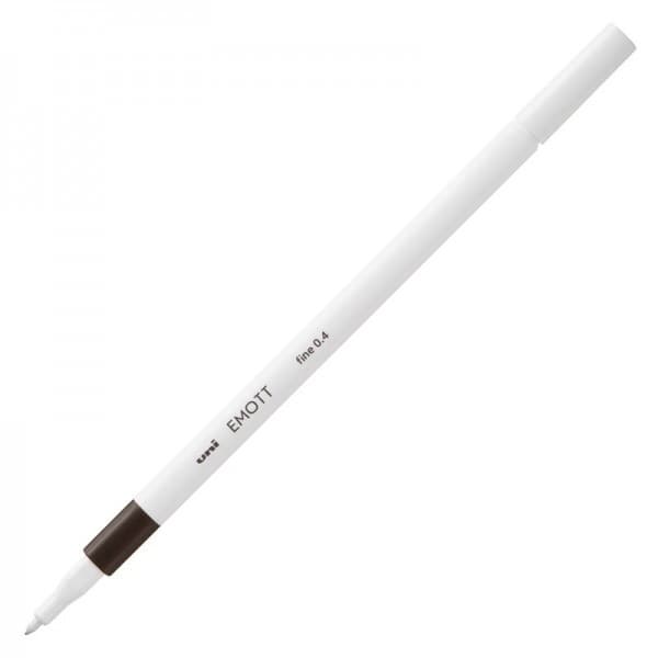 Fineliner UNI EMOTT PEM-SY, 0.4mm gri