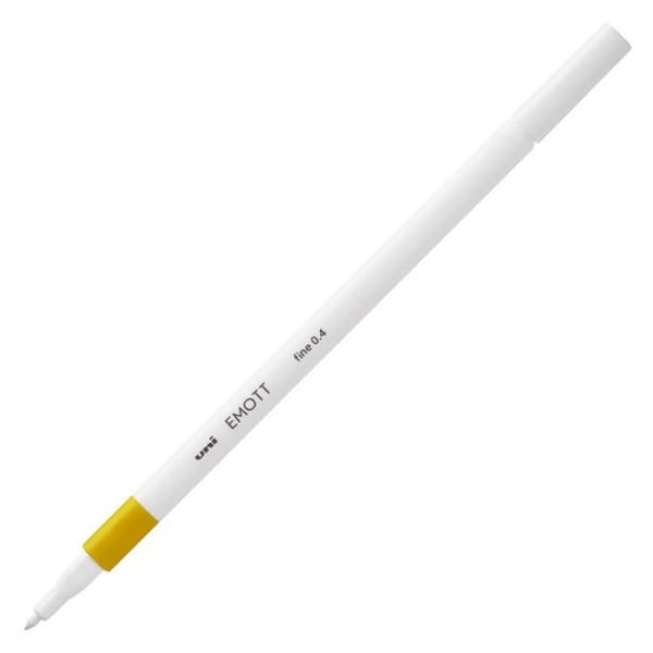 Fineliner UNI EMOTT PEM-SY, 0.4mm galben pai