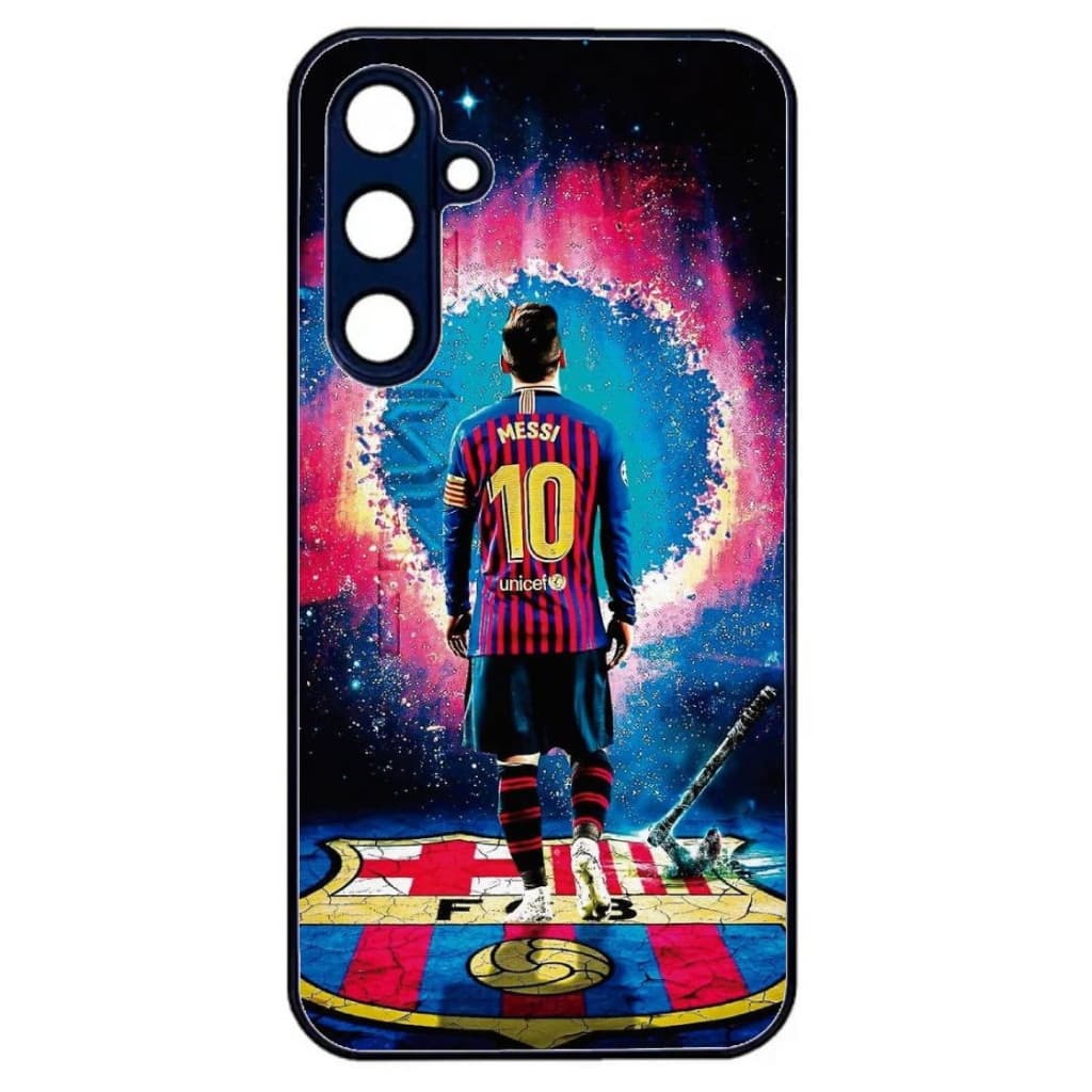 Husa Samsung Galaxy A25, Colorful Aluminium TPU, design Messi 5 — principală