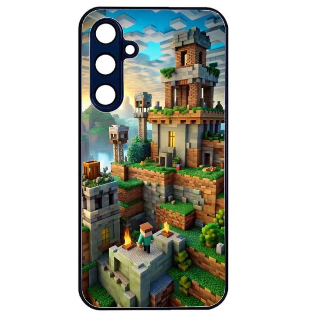 Husa Samsung Galaxy S23 FE, Colorful Aluminium TPU, design Minecraft 2 — principală