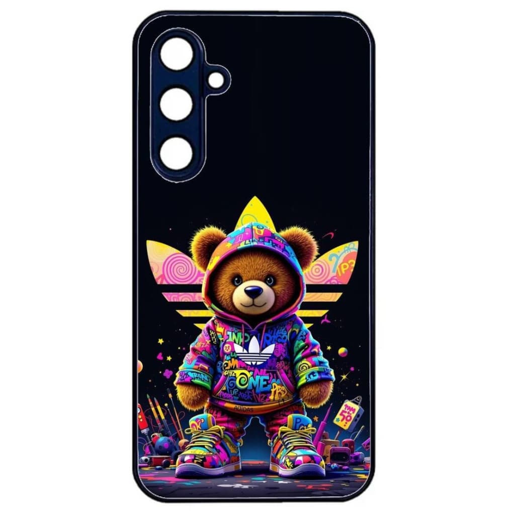 Husa Samsung Galaxy S24 Ultra, Colorful Aluminium TPU, design Bear — principală