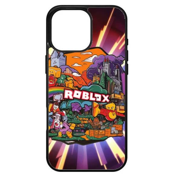 Husa protectie Apple iPhone 14 Pro, Colorful Aluminium TPU, design Roblox 2 — principală