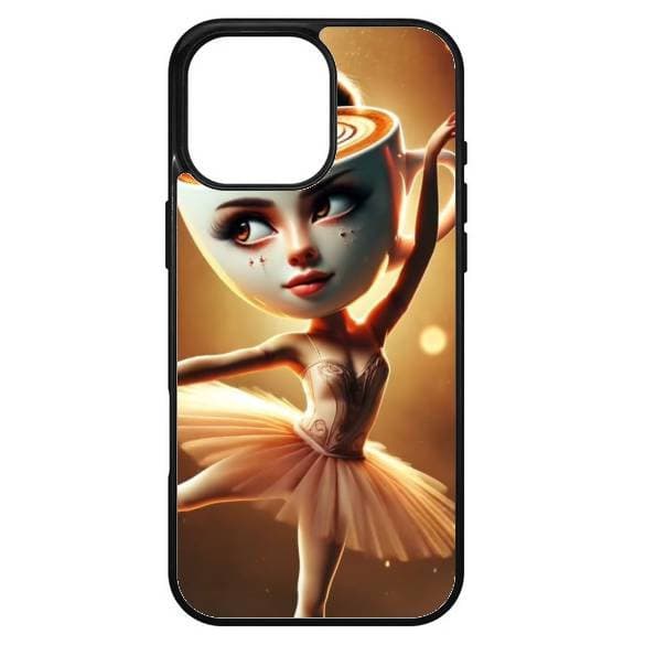 Husa protectie Apple iPhone 12 Pro Max, Colorful Aluminium TPU, design Balerina Capucina 1