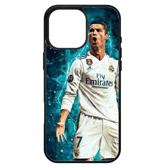 Husa protectie Apple iPhone 12 Pro Max, Colorful Aluminium TPU, design Ronaldo 5