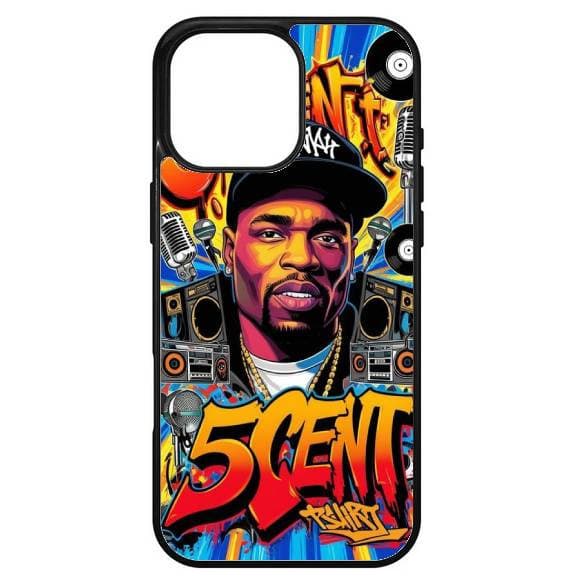 Husa protectie Apple iPhone 15 Pro, Colorful Aluminium TPU, design 50Cent — principală
