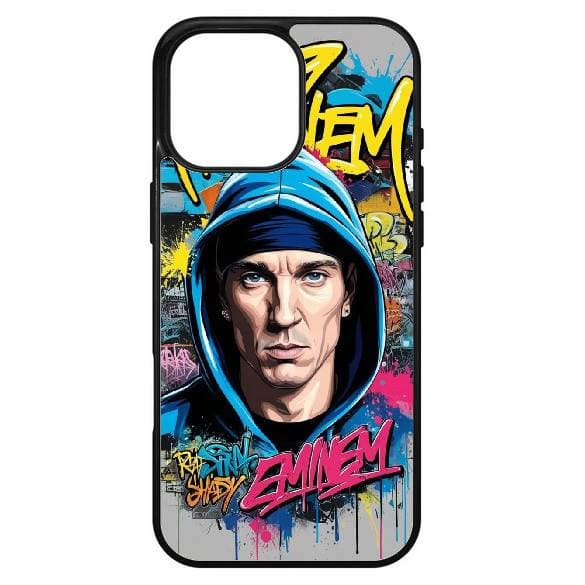 Husa protectie Apple iPhone 15 Pro, Colorful Aluminium TPU, design Eminem