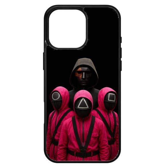 Husa protectie Apple iPhone 15 Pro, Colorful Aluminium TPU, design Squid Game 4 — principală