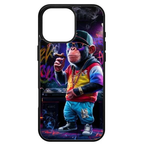 Husa protectie Apple iPhone 16, Colorful Aluminium TPU, design Cool Ape 1 — principală