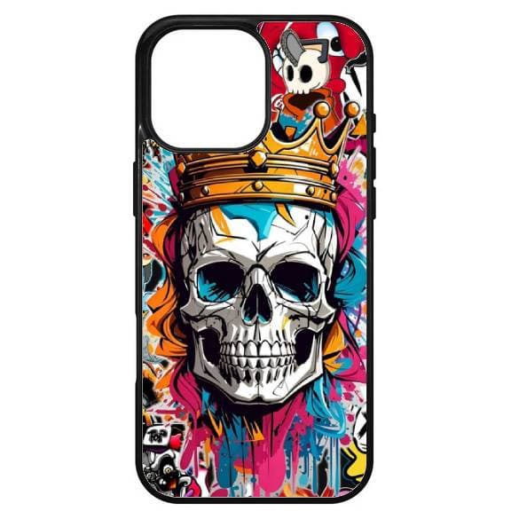 Husa protectie Apple iPhone 16, Colorful Aluminium TPU, design Skull 1 — principală