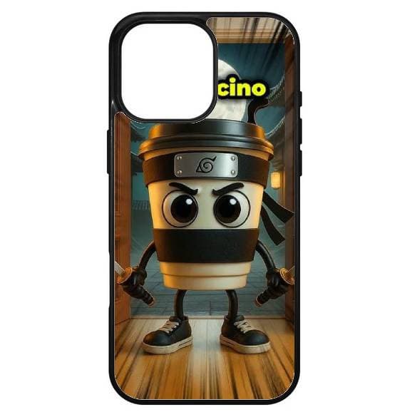 Husa protectie Apple iPhone 15 Plus, Colorful Aluminium TPU, design Cappuccino Assassino