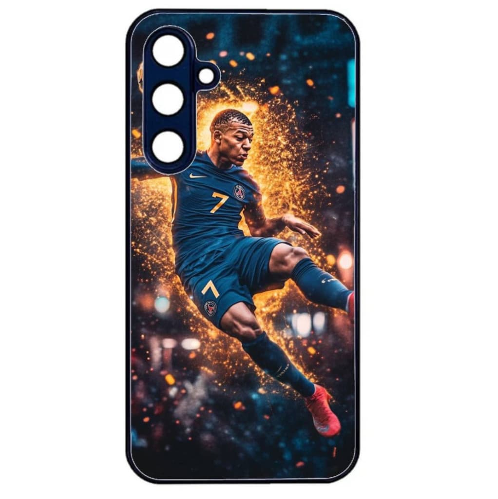 Husa Samsung Galaxy A02s, Colorful Aluminium TPU, design Mbappe 1 — principală