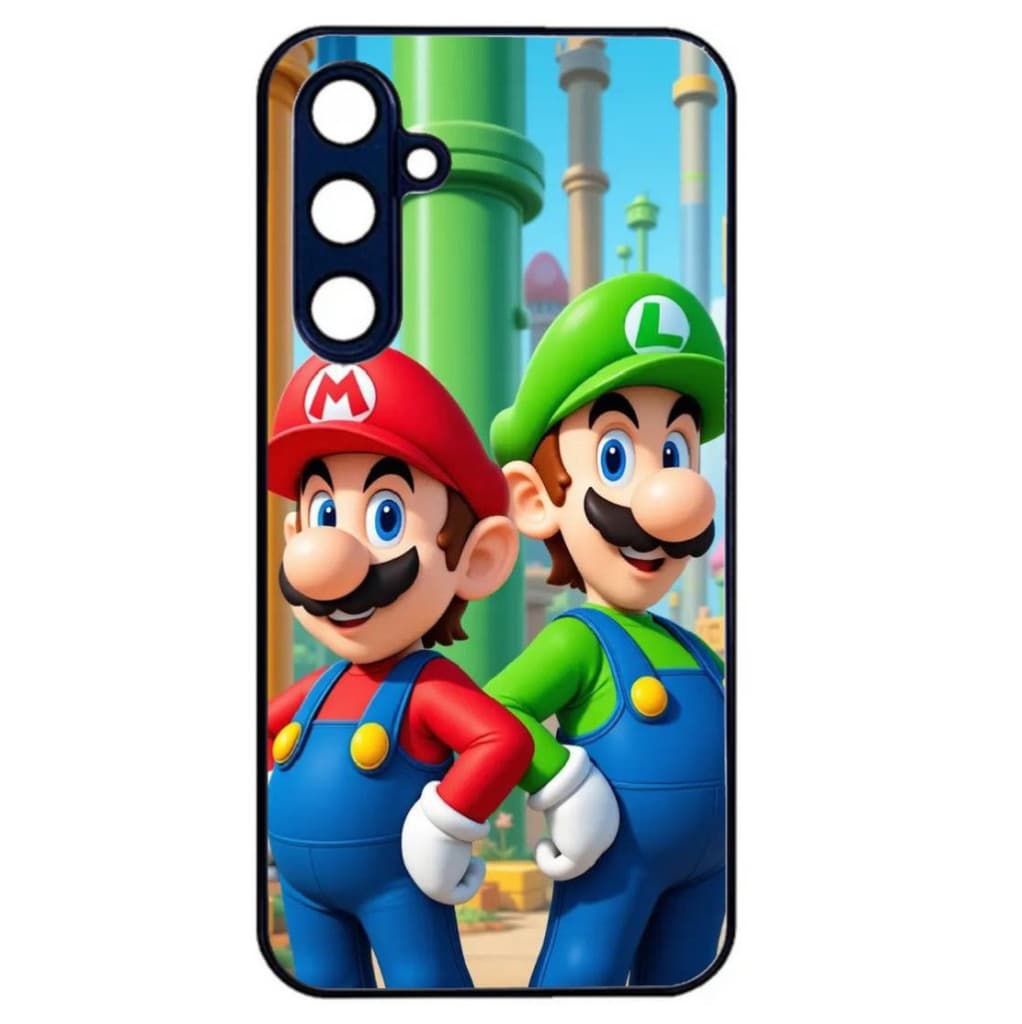 Husa Samsung Galaxy A13 5G, Colorful Aluminium TPU, design Mario si Luigi — principală