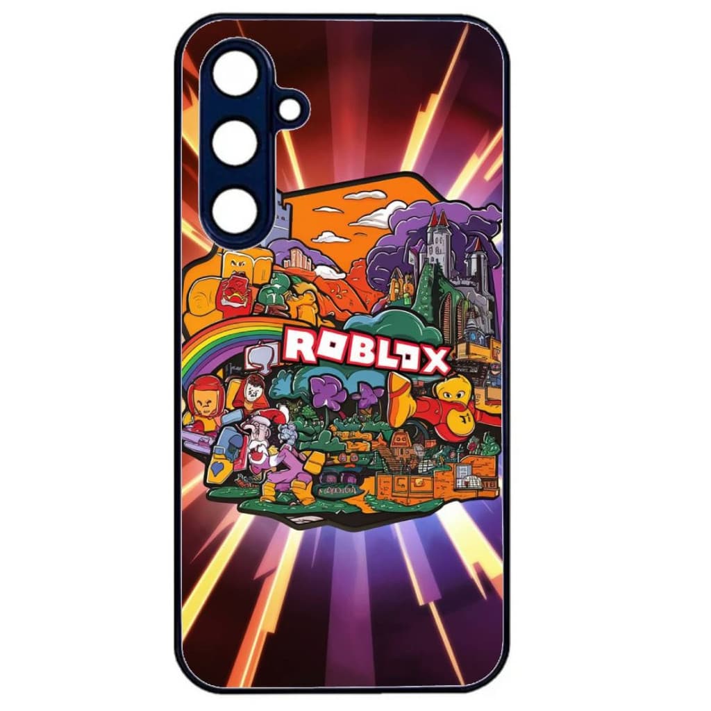 Husa Samsung Galaxy A52, Colorful Aluminium TPU, design Roblox 2 — principală