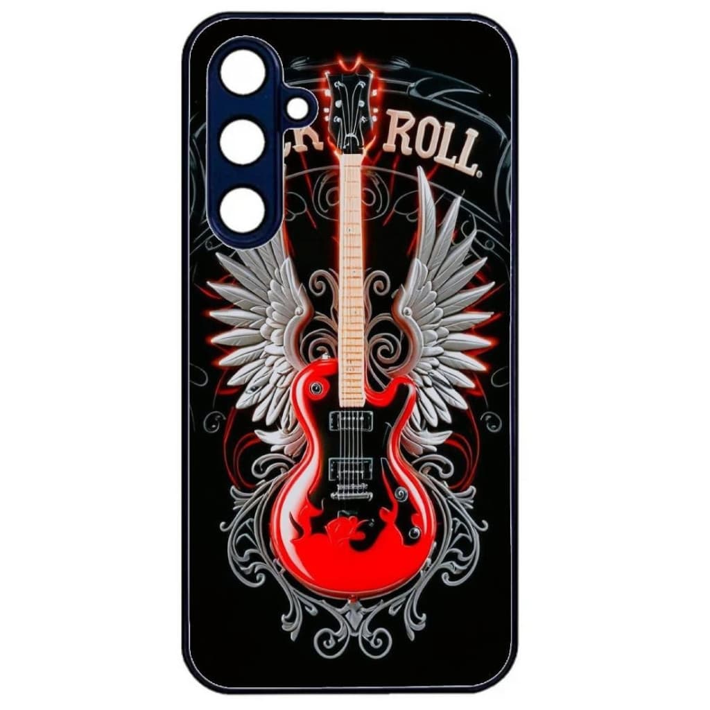 Husa Samsung Galaxy A05, Colorful Aluminium TPU, design Rock and Roll Guitar