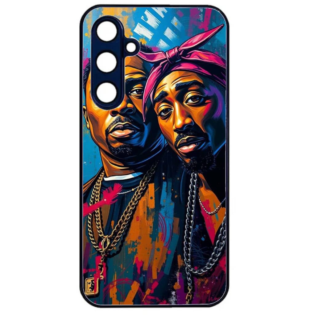 Husa Samsung Galaxy A34, Colorful Aluminium TPU, design 2PAC 2 — principală