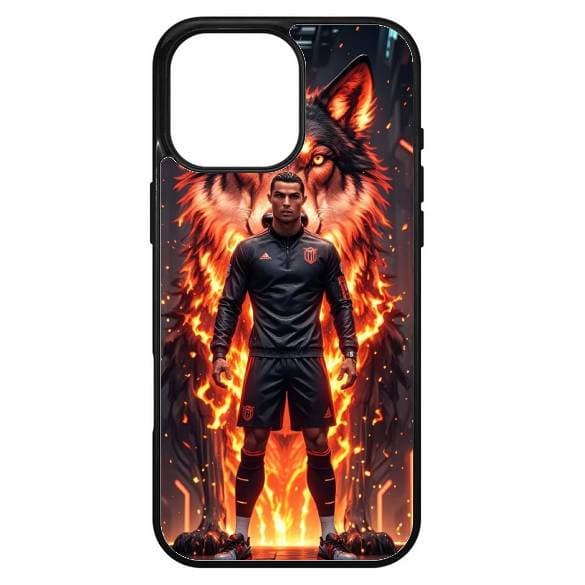 Husa protectie Apple iPhone 13, Colorful Aluminium TPU, design Ronaldo 3 — principală