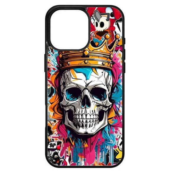 Husa protectie Apple iPhone 13, Colorful Aluminium TPU, design Skull 1 — principală