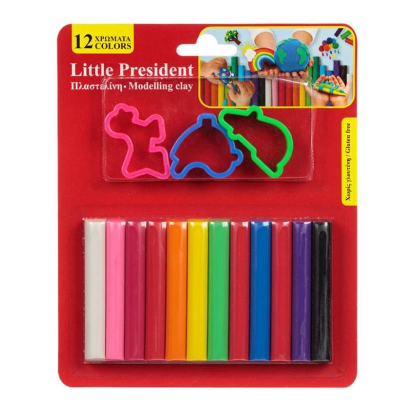 Set plastilina 12 culori diferite & forme, 15 piese — principală