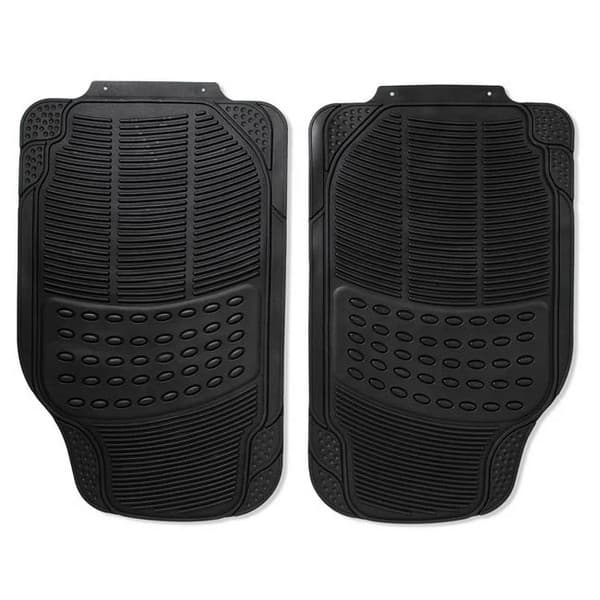Set 4 covorase auto PVC, antiderapante, negre — principală