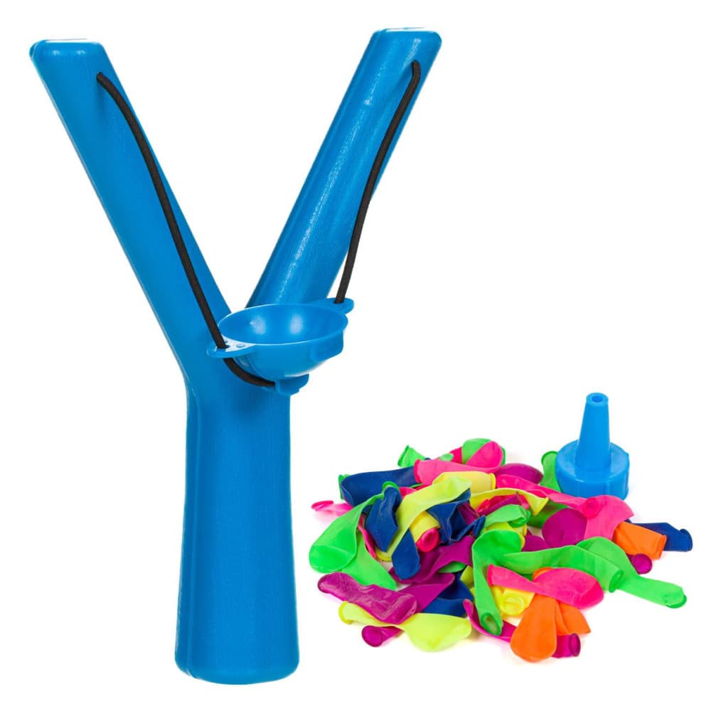 Set prastie si baloane colorate pentru apa, adaptor inclus, 50 buc — principală