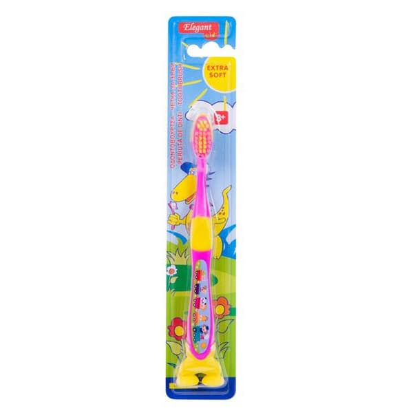 Periuta de dinti pentru copii, Elegant Kids, extra soft, roz — varianta 2