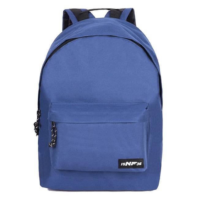 Ghiozdan 15NF36, 30 x 12 x 44 cm, albastru marin — 2