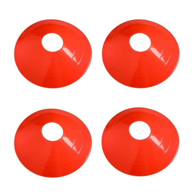 Discuri pentru antrenament, din plastic, 19 cm, portocalii, 4 bucati — principală