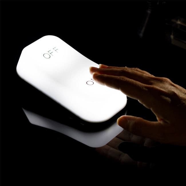 Lampa design intrerupator ON/OFF, 16 x 7 x 5 cm — varianta 2