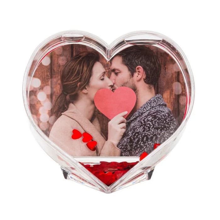 Rama foto decorativa cu fotografia ta, apa & confetti, 9.5 x 9.5 cm — principală
