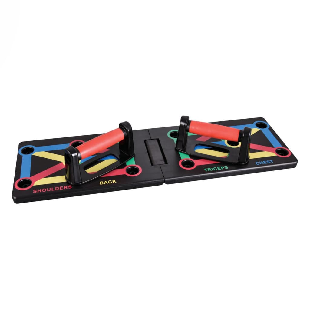 Set manere pentru flotari, include baza cu indicatori colorati, 64 x 2 x 18 cm — principală