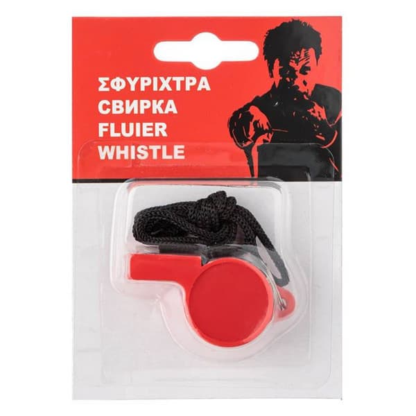 Fluier plastic pentru antrenament, rosu — varianta 2