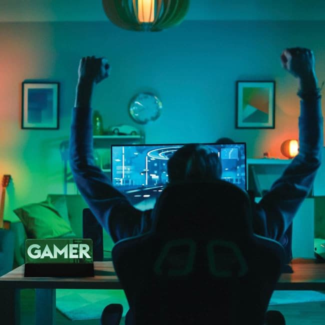 Lampa GAMER cu Lumina Verde 18.5x3x10cm — varianta 2